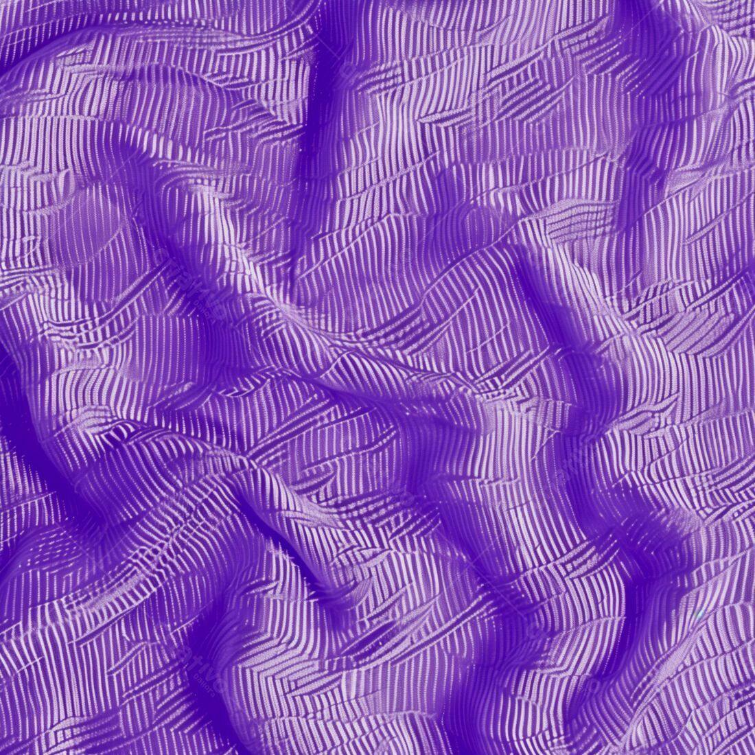 Tecido Roxo Texturizado com Padronagem Geométrica