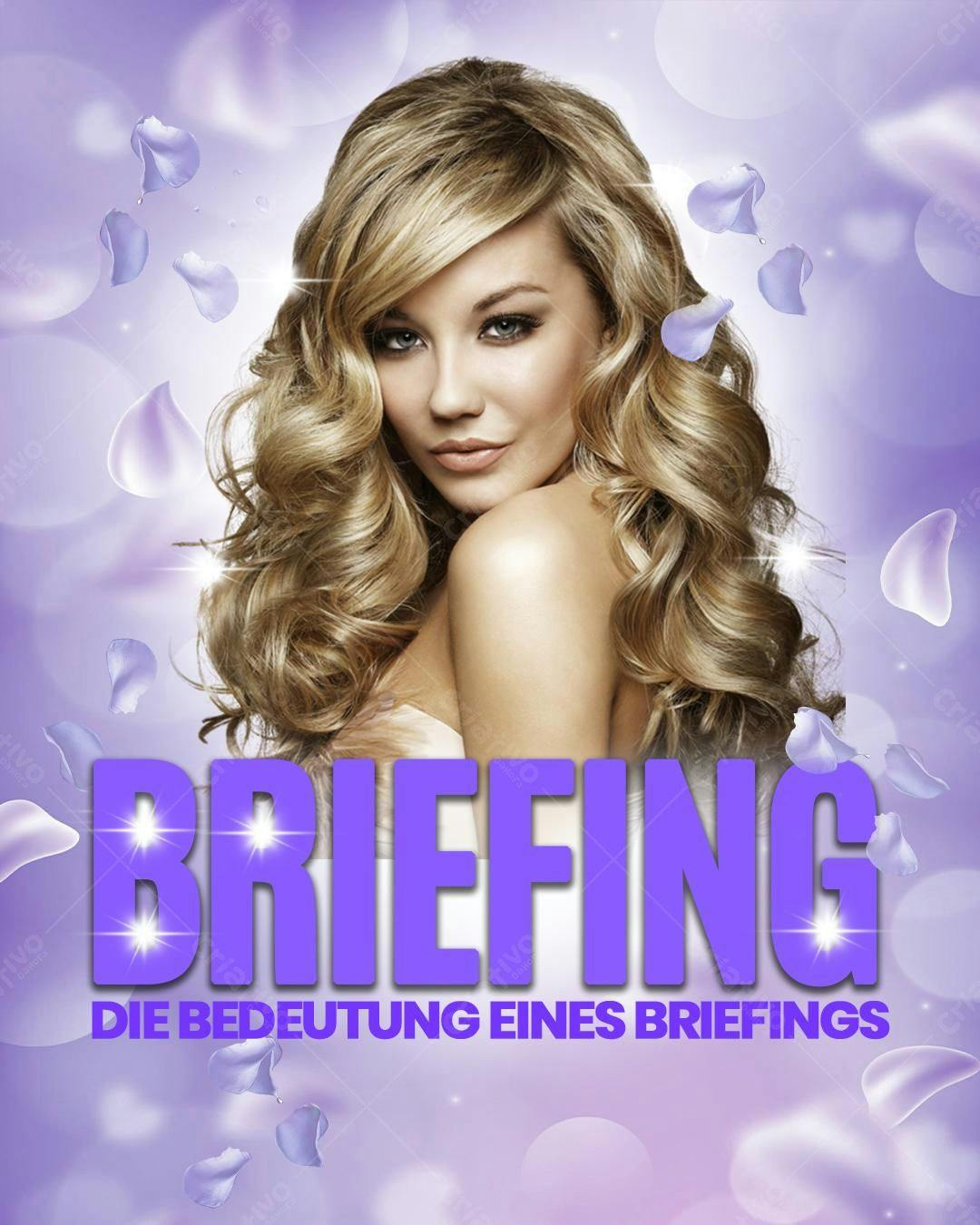 Flyer para Salão de Beleza PSD Editável