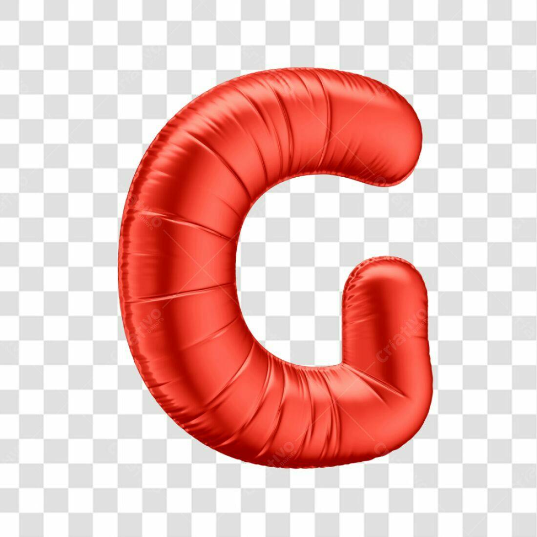 Icone Letra G Vermelha PNG com fundo transparente