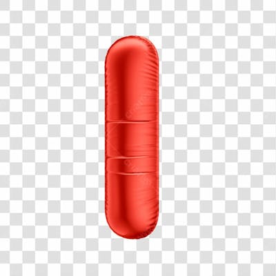 Alfabeto Letra I Em 3D Formato De Balão Vermelho Comemoração Dia Dos Namorados Casamento Amor Aniversario Luxo Fundo Transparente