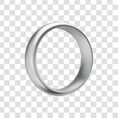 Asset 3D Aliança Prata Casamento Noivado Compromisso Com Fundo Transparente Copiar 2