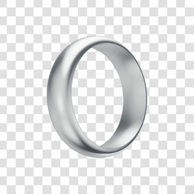 Asset 3D Aliança Prata Casamento Noivado Compromisso Com Fundo Transparente Copiar 2