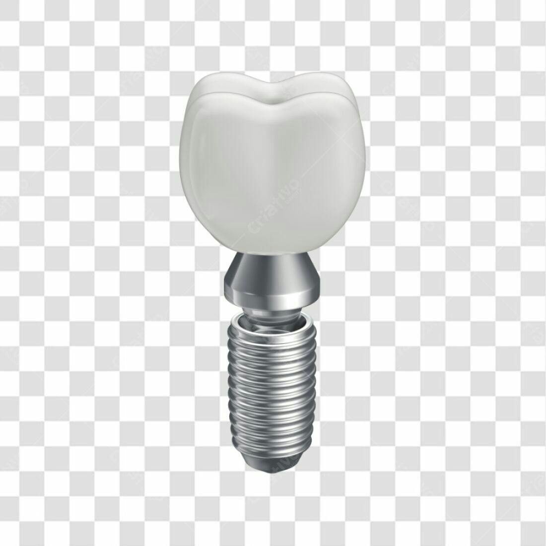 Icone Dente Implante PNG com fundo transparente