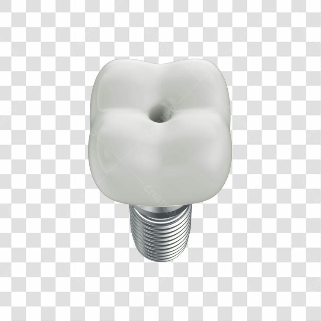 Icone Dente Implante PNG com fundo transparente