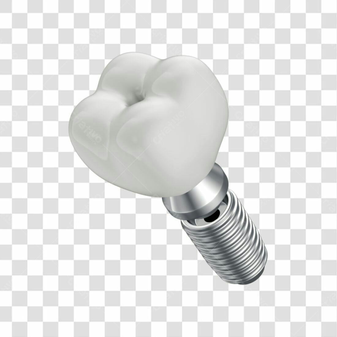Icone Dente Implante PNG com fundo transparente