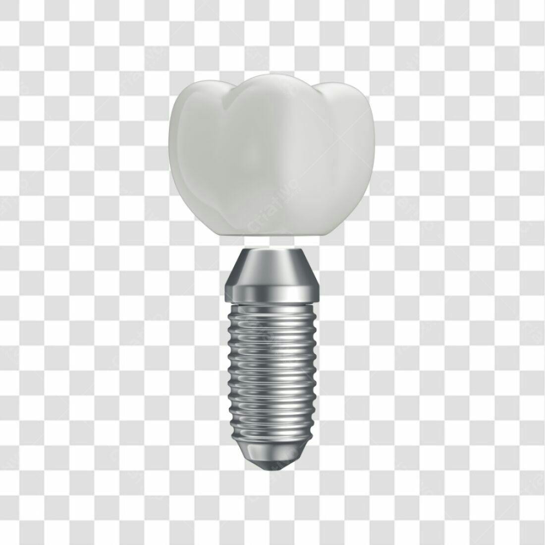 Icone Dente Implante PNG com fundo transparente