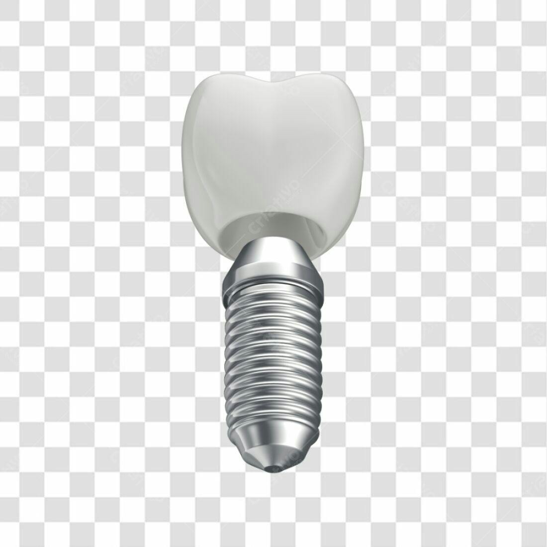 Icone Dente Implante PNG com fundo transparente