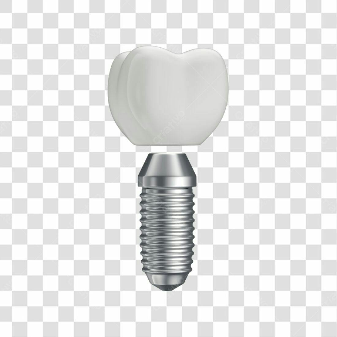Icone Dente Implante PNG com fundo transparente