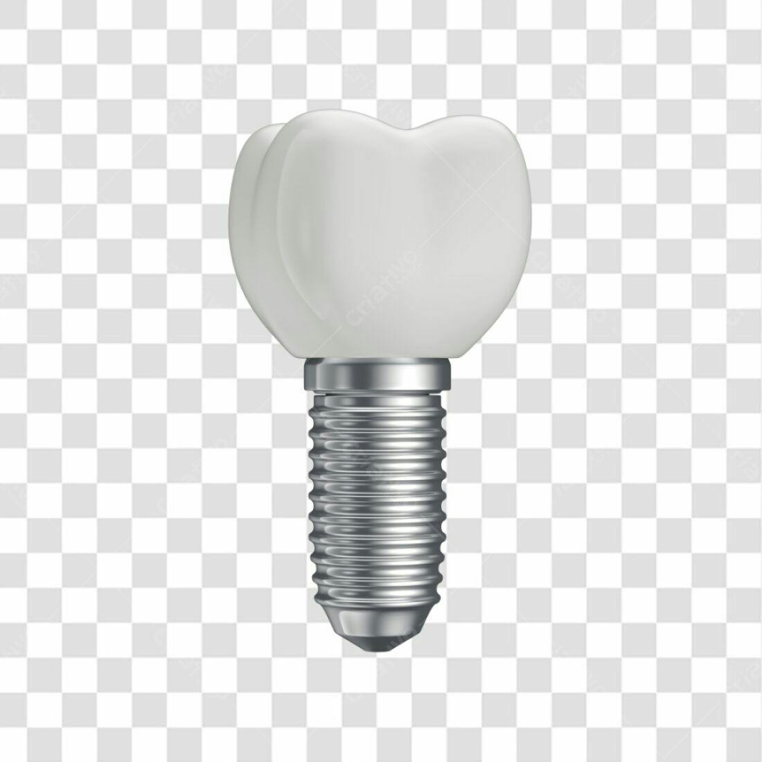 Icone Dente Implante PNG com fundo transparente