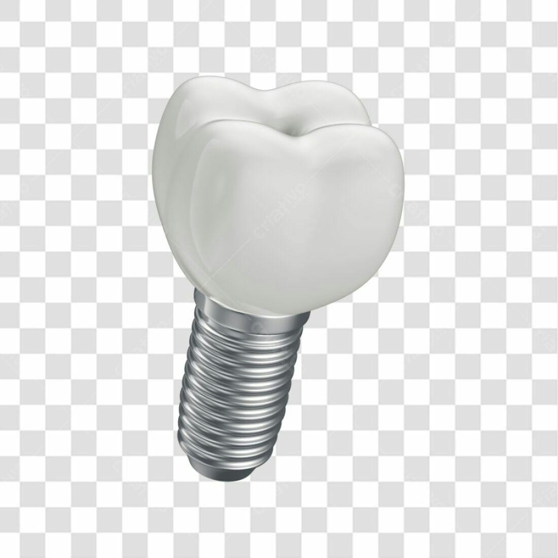 Icone Dente Implante PNG com fundo transparente