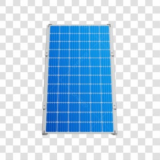 Asset 3d energia solar placa solar azul fotovotaica isolada com fundo transparente copiar