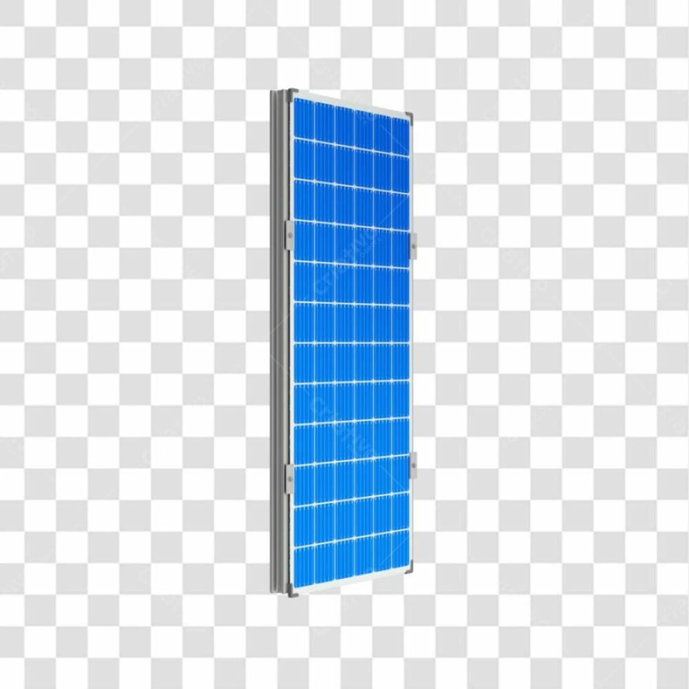 Asset 3D Energia Solar Placa Solar Azul Fotovotaica Isolada Com Fundo Transparente Copiar