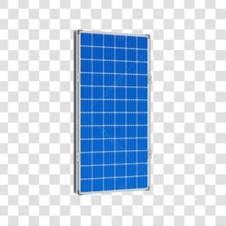 Asset 3d energia solar placa solar azul fotovotaica isolada com fundo transparente copiar