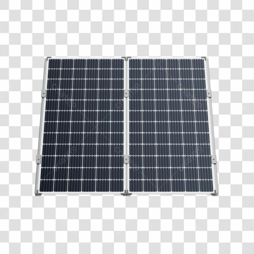 Asset 3D Energia Solar Placa Solar Grafite Fotovotaica Isolada Com Fundo Transparente 2 Copiar