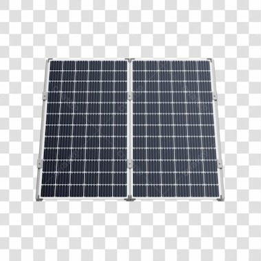 Asset 3d energia solar placa solar grafite fotovotaica isolada com fundo transparente 2 copiar