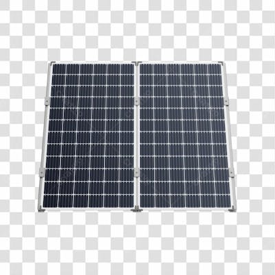 Asset 3D Energia Solar Placa Solar Grafite Fotovotaica Isolada Com Fundo Transparente 2 Copiar
