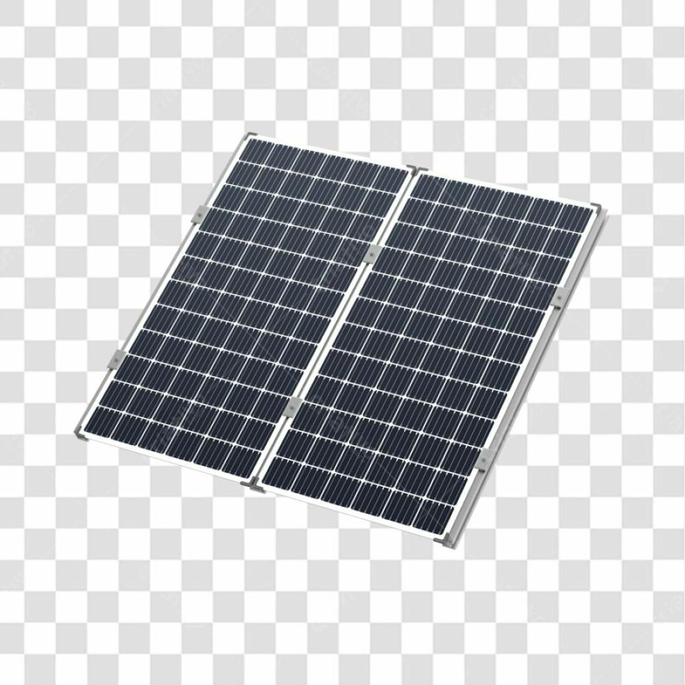 Asset 3D Energia Solar Placa Solar Grafite Fotovotaica Isolada Com Fundo Transparente 4 Copiar