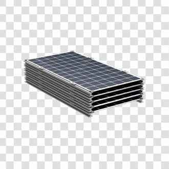 Asset 3d energia solar placa solar grafite fotovotaica isolada com fundo transparente 10 copiar