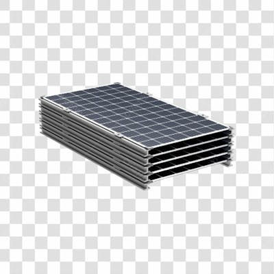 Asset 3D Energia Solar Placa Solar Grafite Fotovotaica Isolada Com Fundo Transparente 10 Copiar