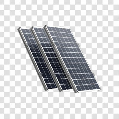 Asset 3D Energia Solar Placa Solar Grafite Fotovotaica Isolada Com Fundo Transparente 12 Copiar