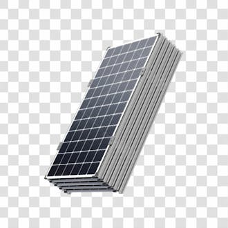 Asset 3d energia solar placa solar grafite fotovotaica isolada com fundo transparente 13 copiar