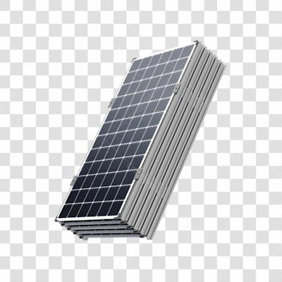 Asset 3D Energia Solar Placa Solar Grafite Fotovotaica Isolada Com Fundo Transparente 13 Copiar
