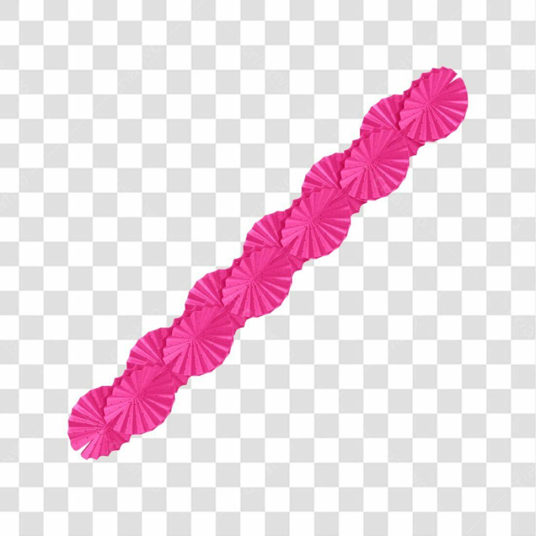 Fita decorativa rosa para festas PNG com fundo transparente