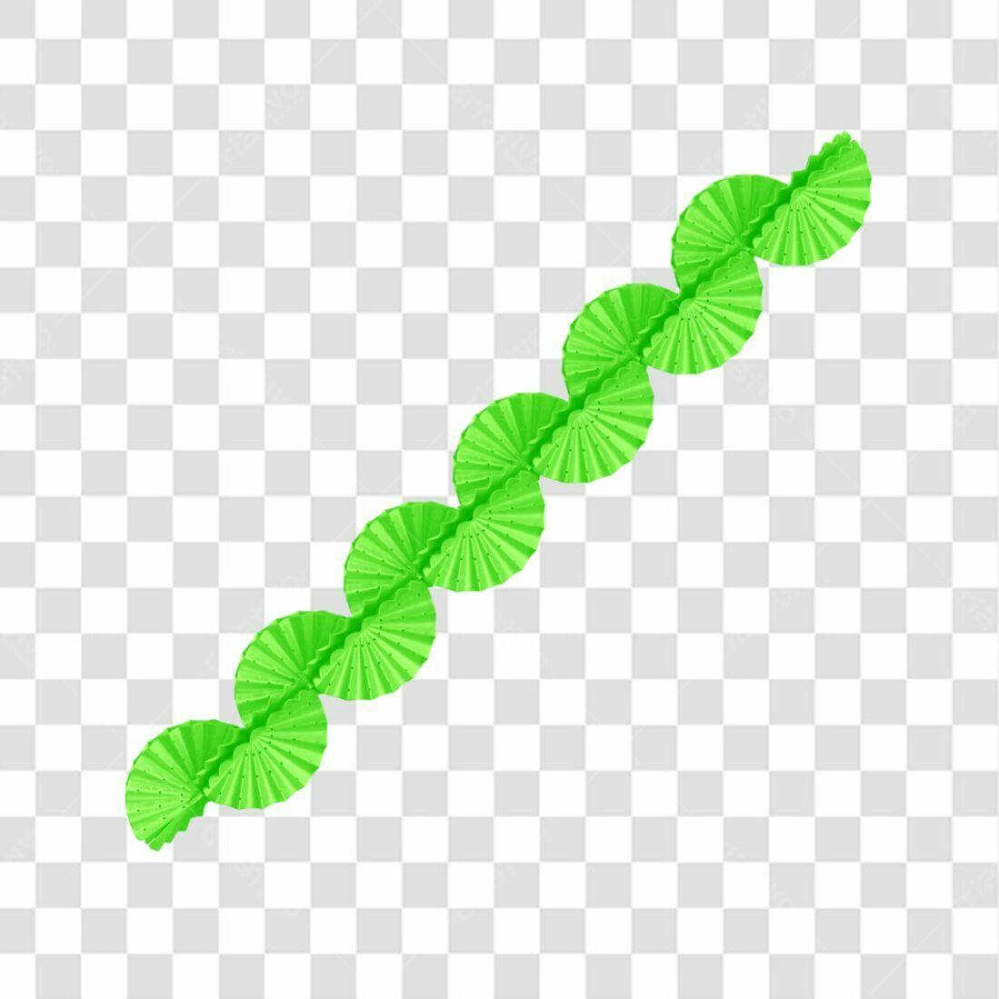 Guirlanda Verde Limão PNG com fundo transparente