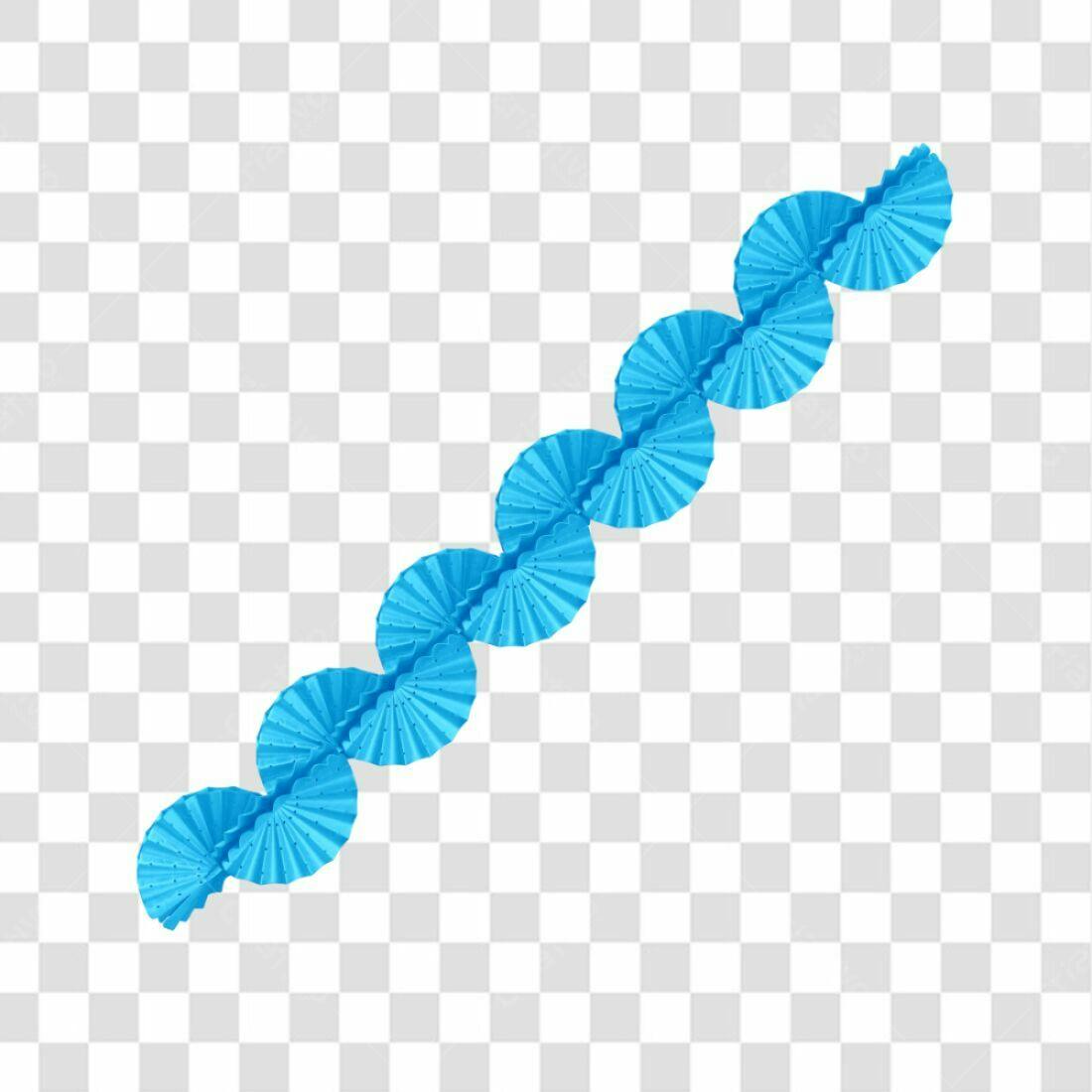 Decoração Festa Azul PNG com fundo transparente
