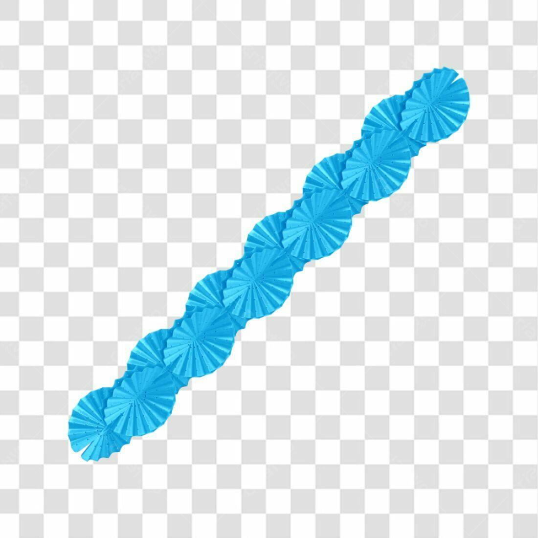 Decoração Festa Azul PNG com fundo transparente