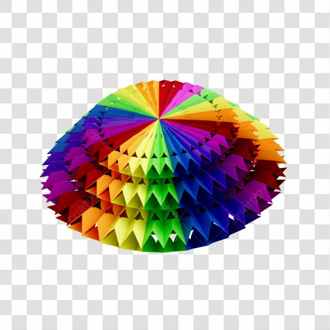 Icone Arco-íris PNG com fundo transparente