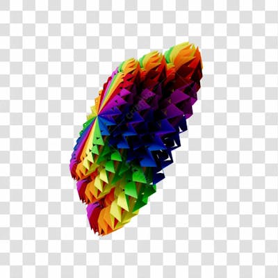 Elemento 3D Enfeite Origami Colorido Para Composição Festa Junina São João Brasileiro Com Fundo Transparente Copiar