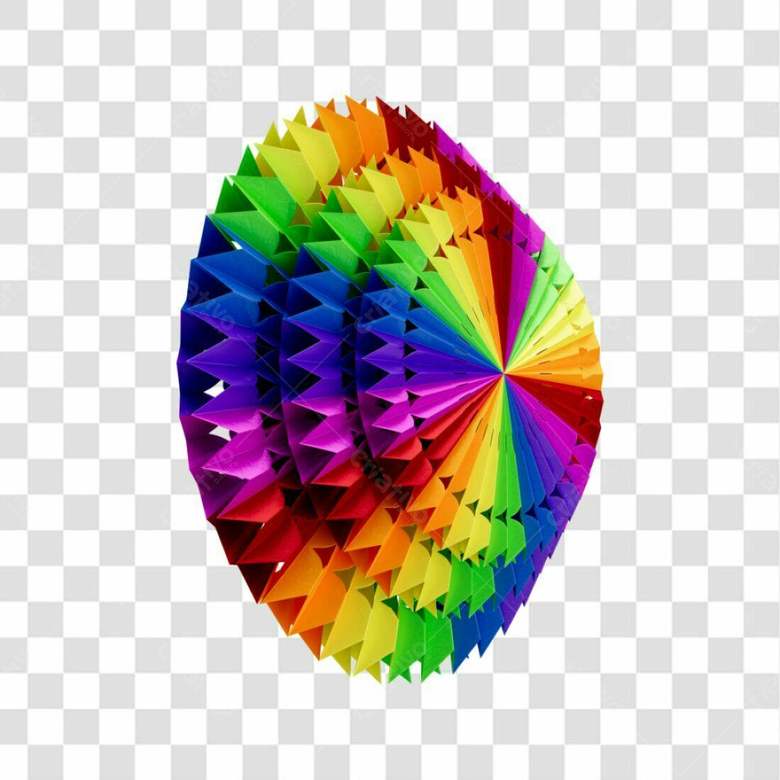 Decoração Arco-íris PNG com fundo transparente