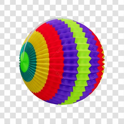 Elemento Balão De Papel Colorido Composição Festa Junina São João Brasileiro Com Fundo Transparente Copiar