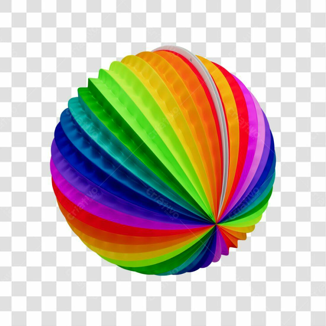 Decoração Arco-íris PNG com fundo transparente