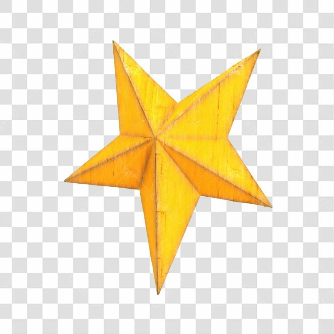 Icone Estrela Natalina PNG com fundo transparente
