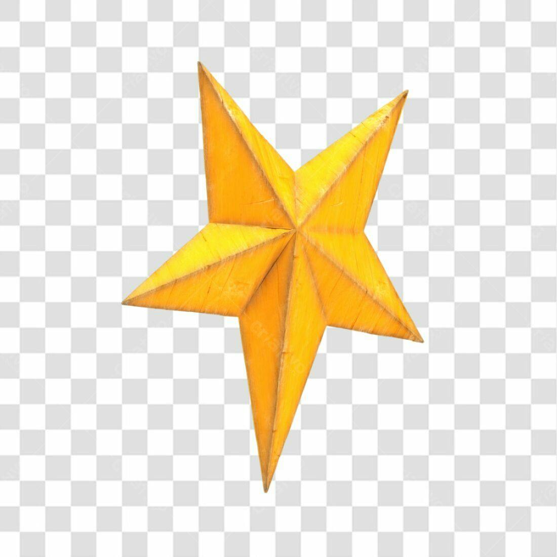 Icone Estrela Natalina PNG com fundo transparente