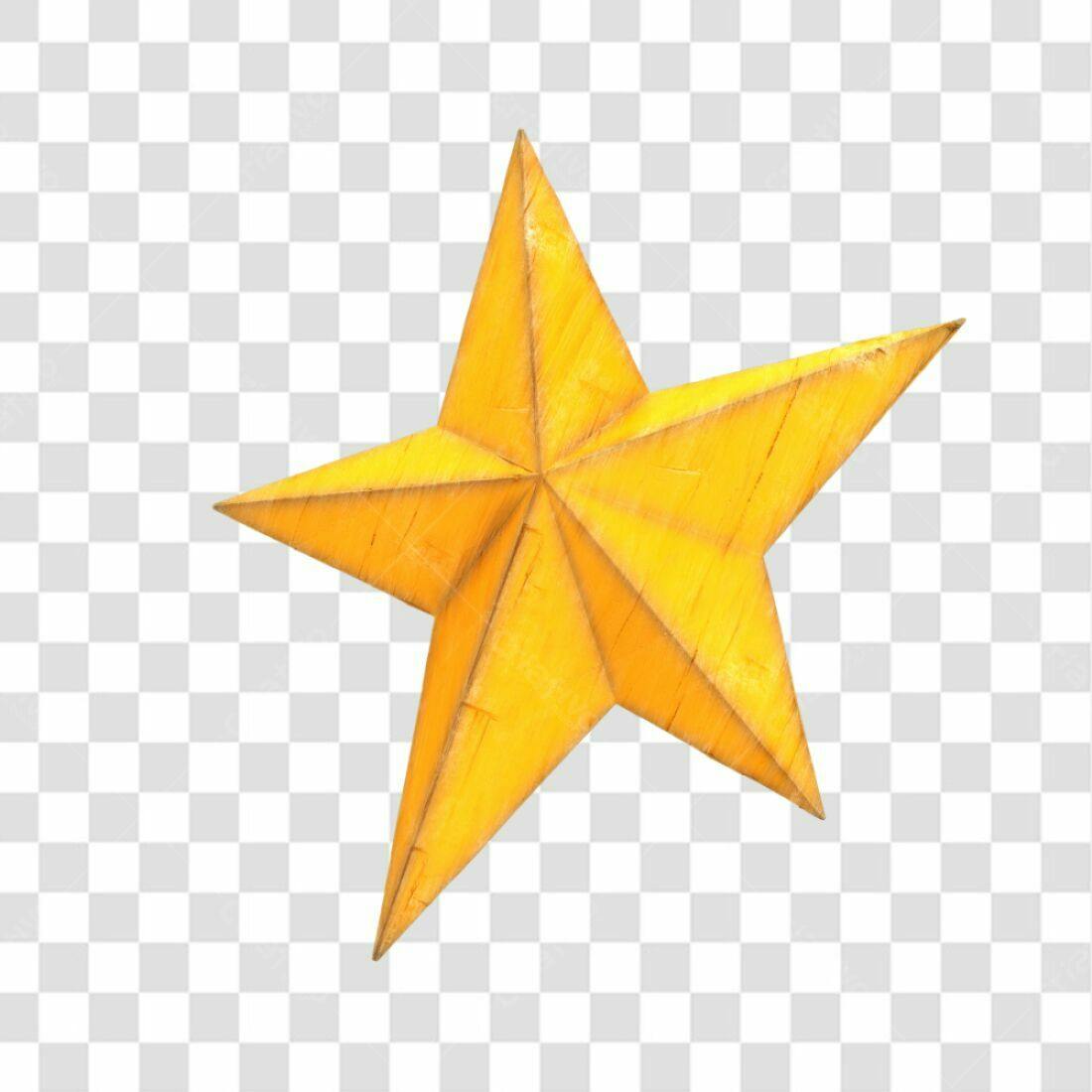 Icone Estrela Natalina PNG com fundo transparente