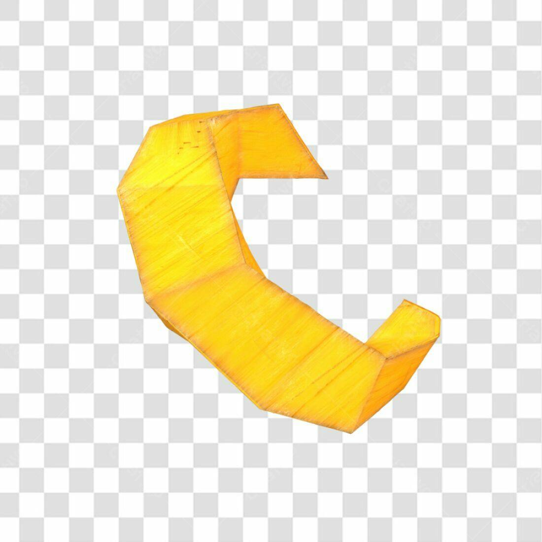 Icone abstrato amarelo PNG com fundo transparente