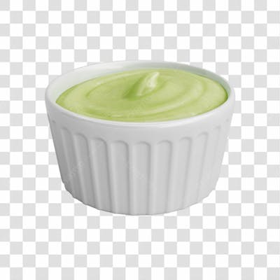 Molho De Maionese Verde Com Fundo Transparente Copiar