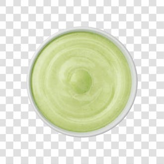 Molho de maionese verde com fundo transparente copiar