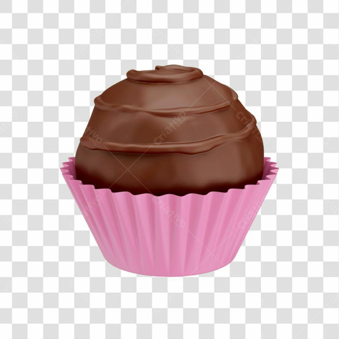 Icone Chocolate Rosa PNG com fundo transparente