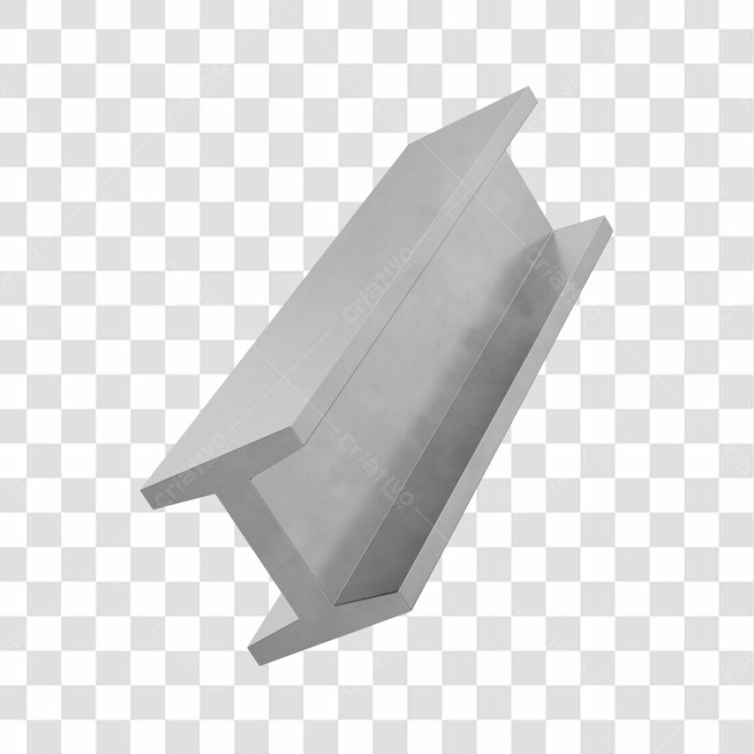 Icone de perfil metálico PNG com fundo transparente