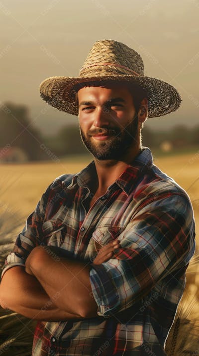 Imagem Produtor Trabalhador Rural Agricultor Fazendeiro Agro