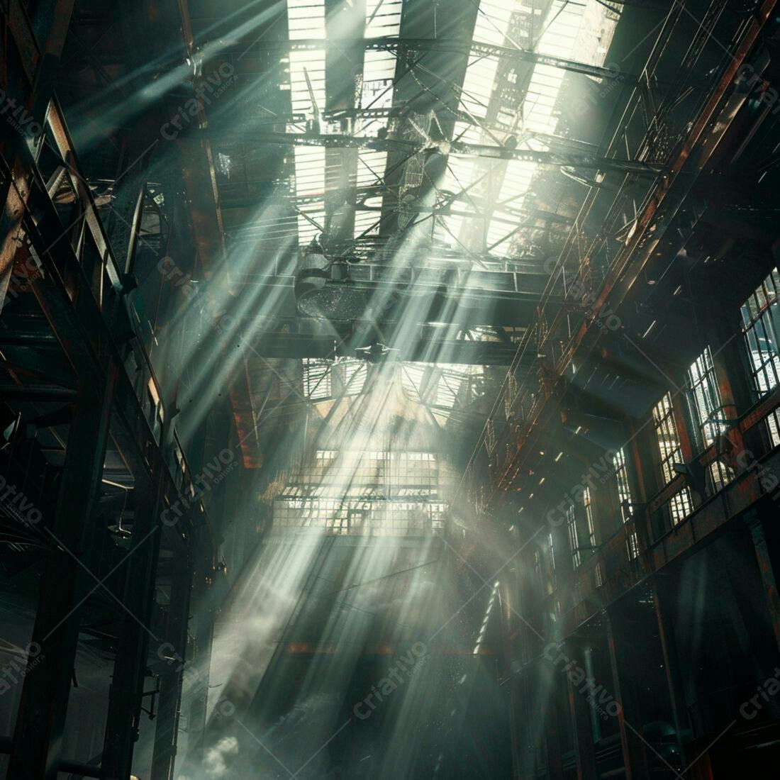 Raios de Sol em Fábrica Abandonada