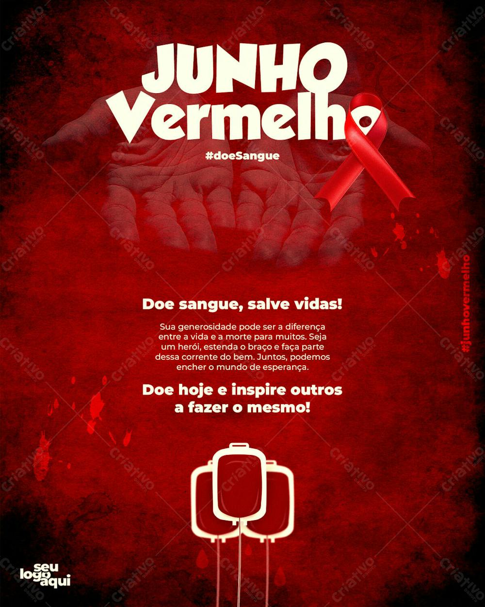 Junho Vermelho, Doação De Sangue, sangue, feed