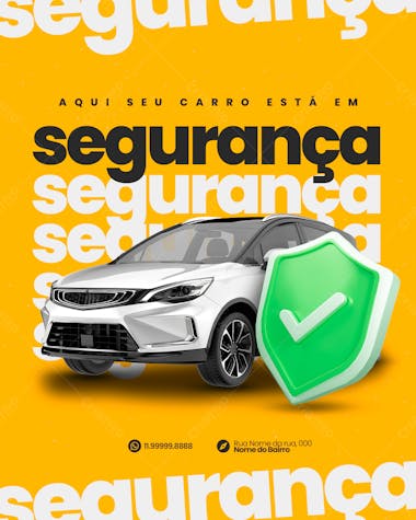 Estacionamento segurança carro