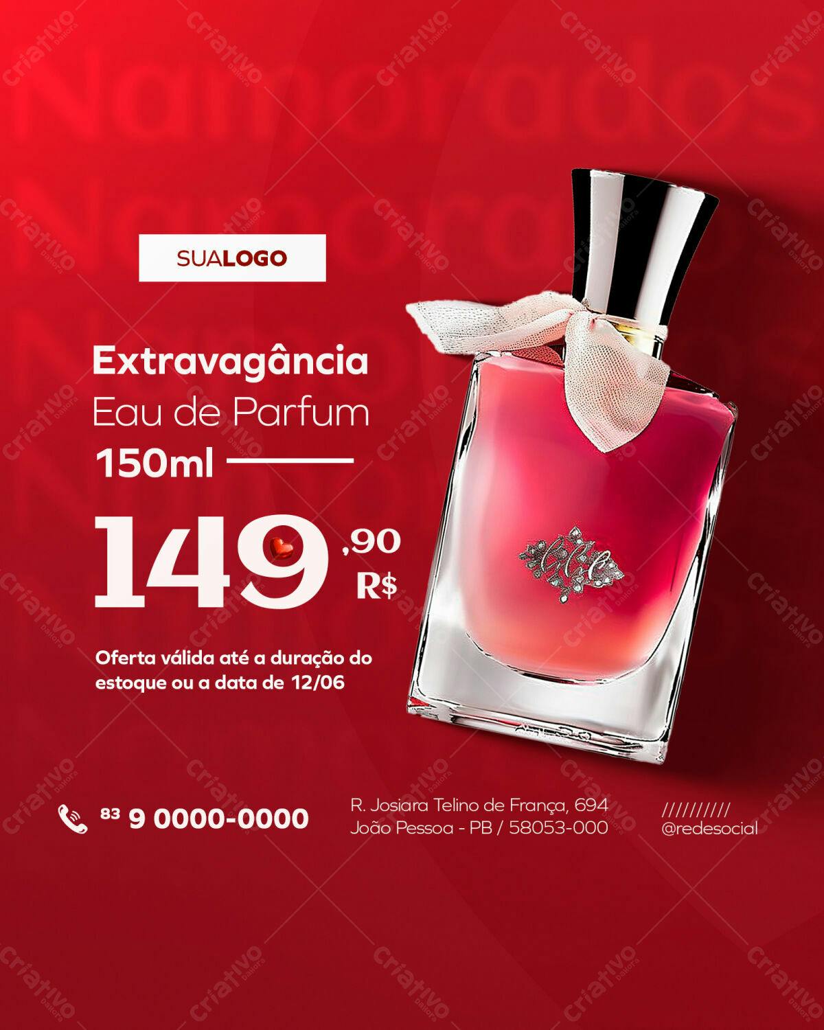 Postagem Instagram Perfume PSD Editável