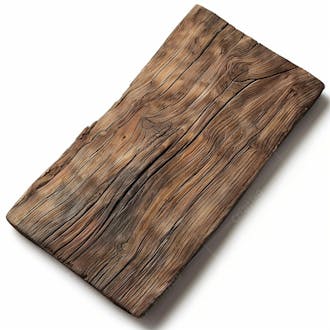 Elemento 3d, tábua, placa de madeira, para composição