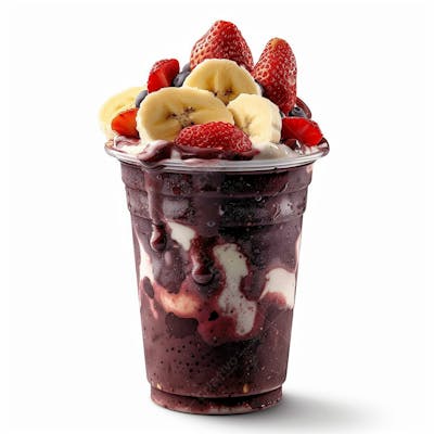 Copo De Sorvete Com Açaí, Sorveteria, Açaíteria